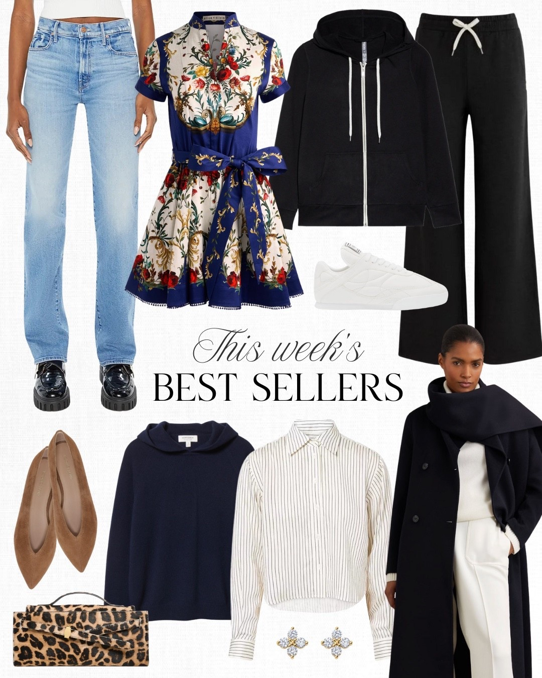 Some of my absolute favorite closet-staples are on this week's list of best sellers. I've been talking about the brand Vuori since I started this journey! This zip-up and matching wide-leg pants have amazing reviews and the material is so soft. Currently on sale: this cashmere hoodie! I've been obsessing over this Reiss scarf coat since I got it in the mail. It’s double faced wool and the perfect weight.

#LTKGiftGuide #LTKootd #LTKSaleAlert