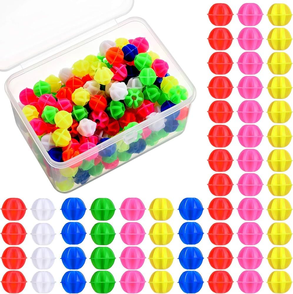 Gejoy 216 Pieces Bicycle Spoke Beads Bicycle Wheel Spokes Beads Assorted Color Plastic Clip Beads... | Amazon (US)