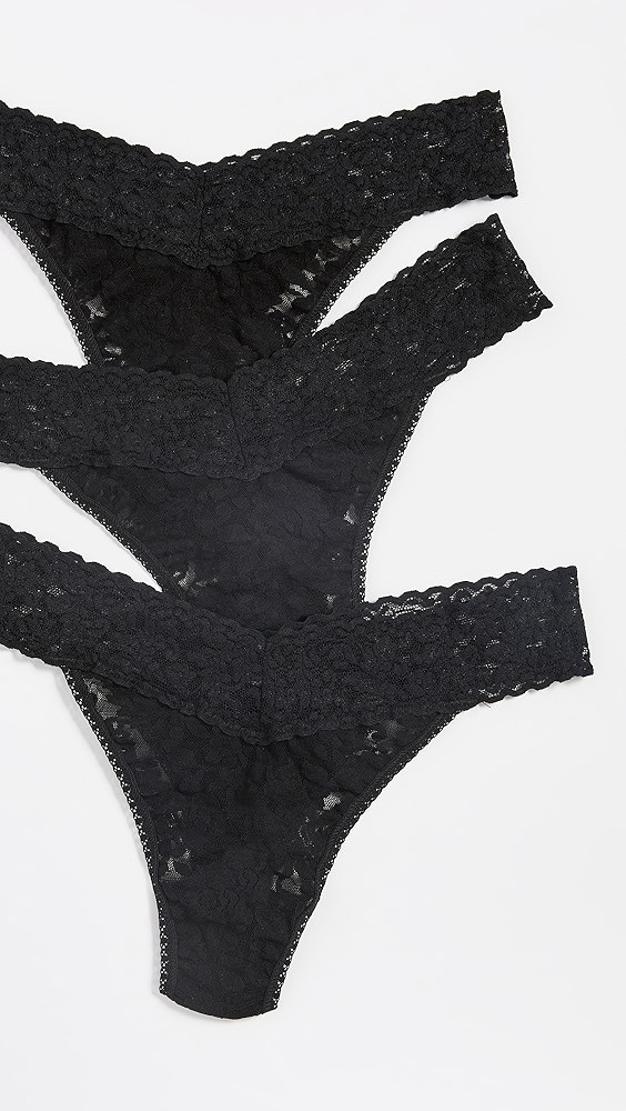 Hanky Panky Signature Lace Original Rise 3 Pack | Shopbop | Shopbop