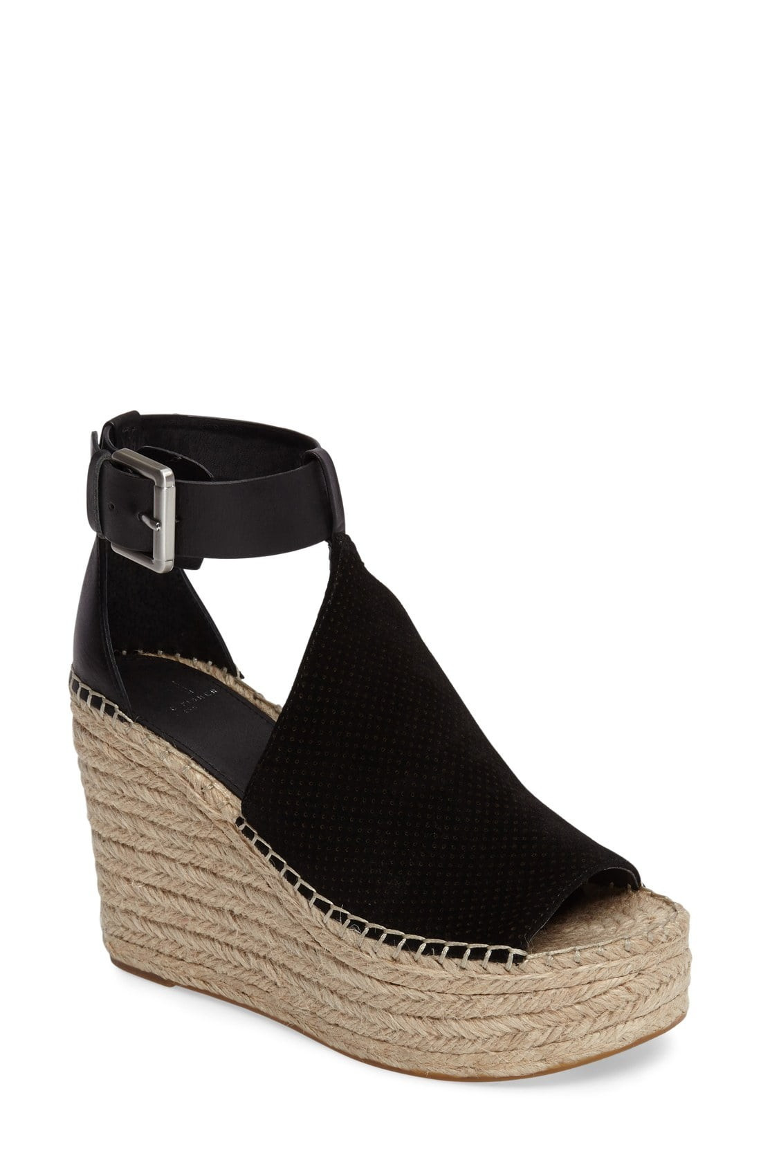 Annie Perforated Espadrille Platform Wedge | Nordstrom