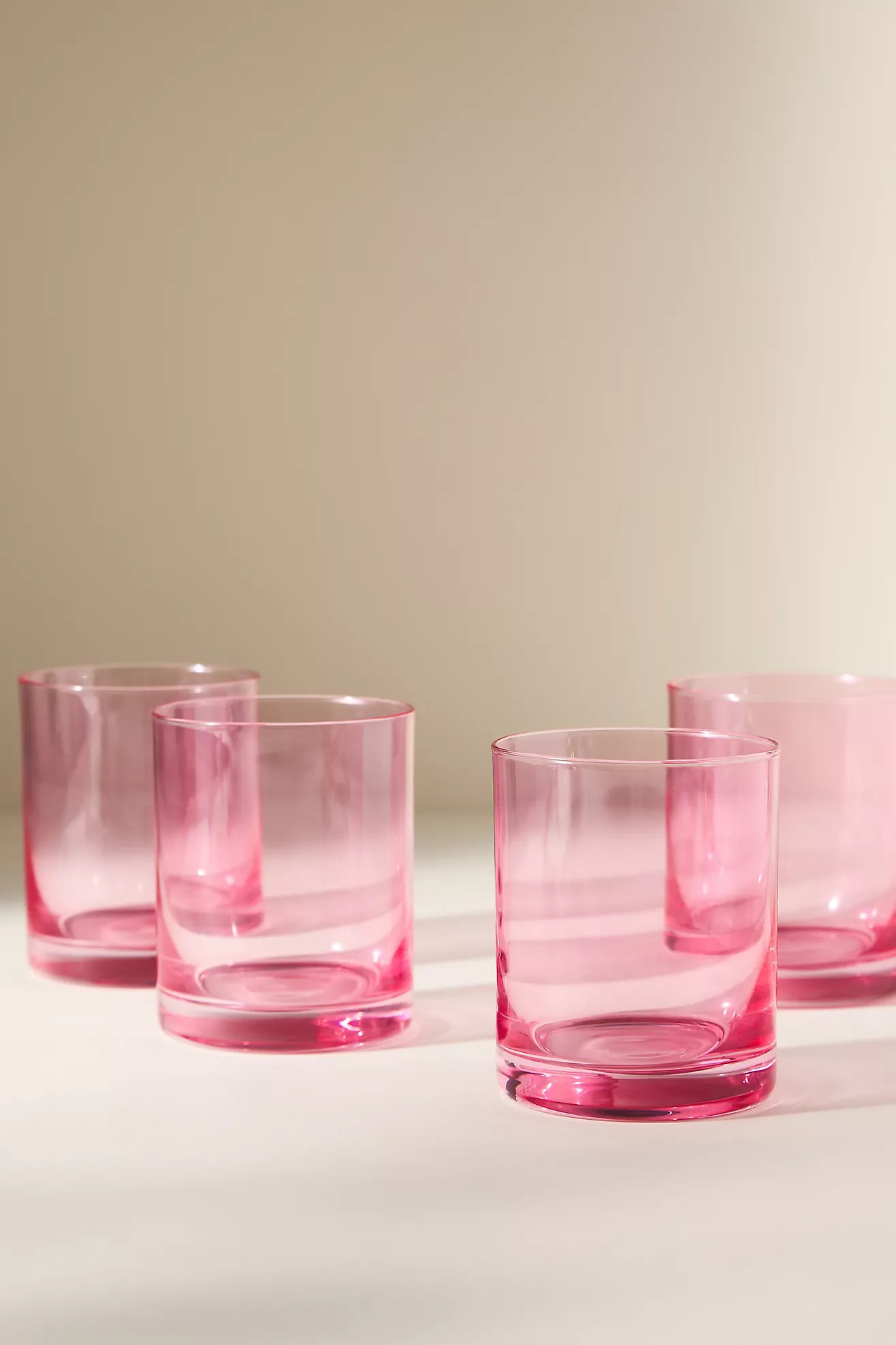 Morgan Double Old Fashioned Glasses, Set of 4 | Anthropologie (US)
