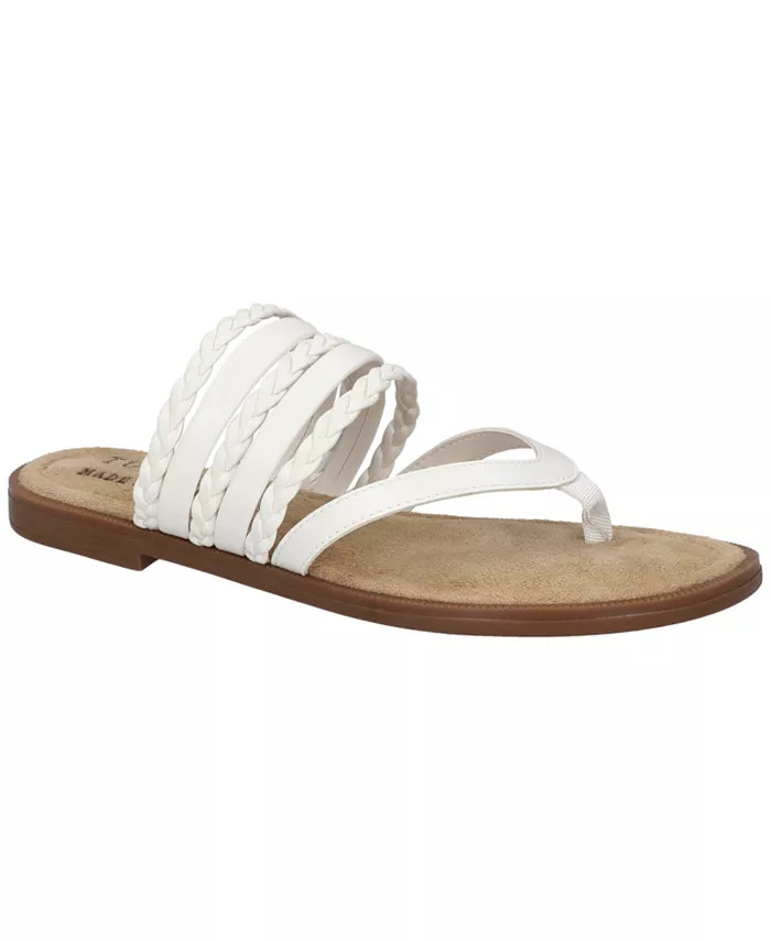 Easy Street Women's Anji Slip-On Thong Sandals - Macy's | Macy's