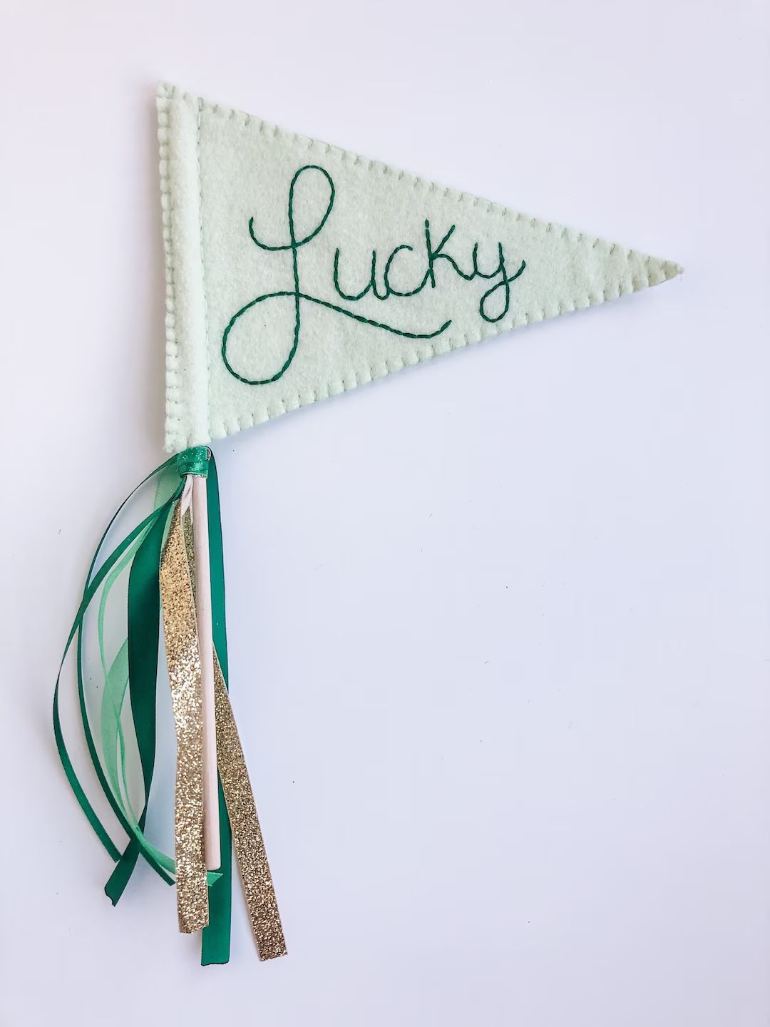 Handmade Felt St. Patricks Day Flag Lucky Flag St. - Etsy | Etsy (US)