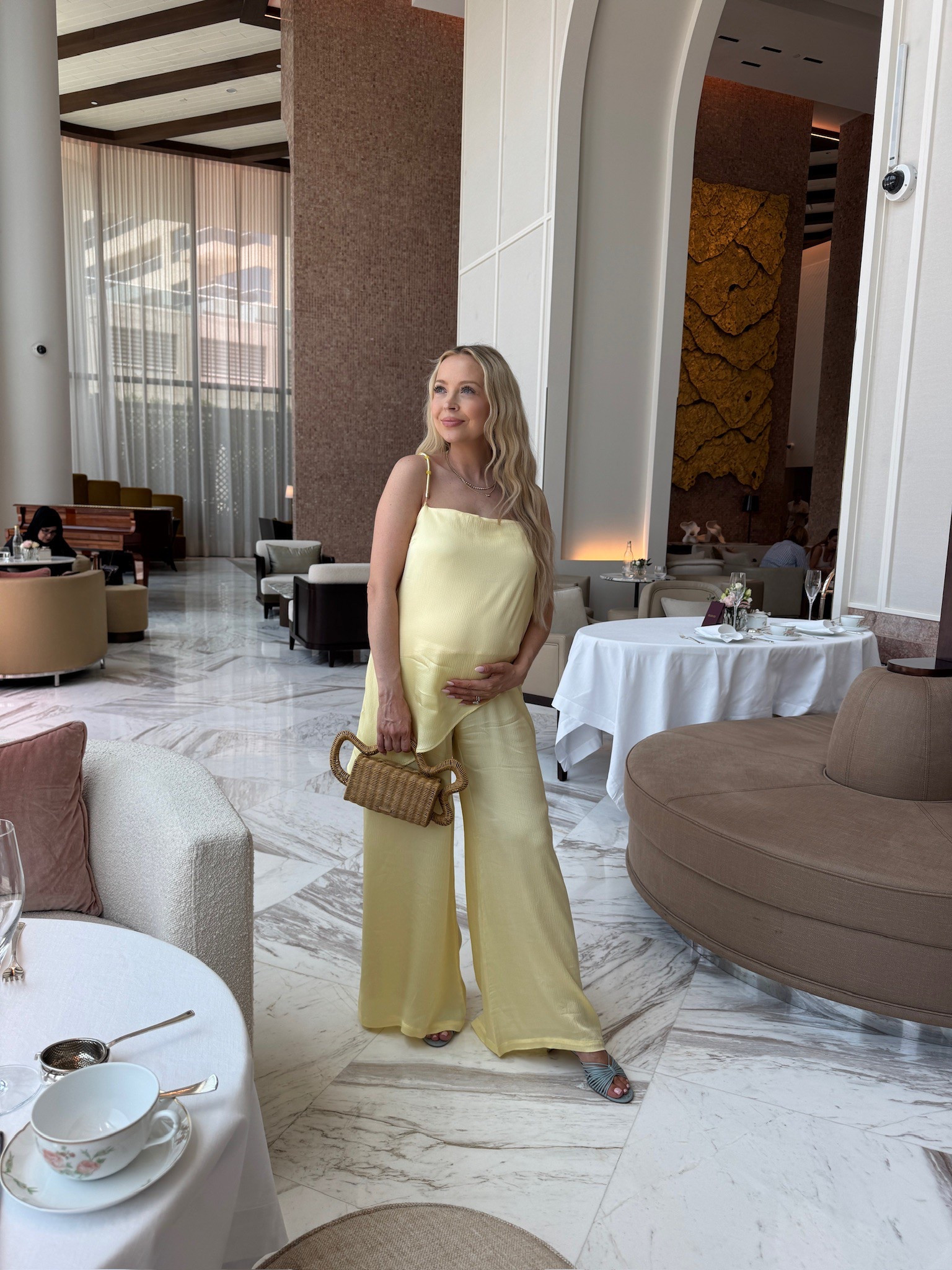 Dubai afternoon tea ootd 🤍💗

#LTKTravel #LTKStyleTip 

#LTKSeasonal