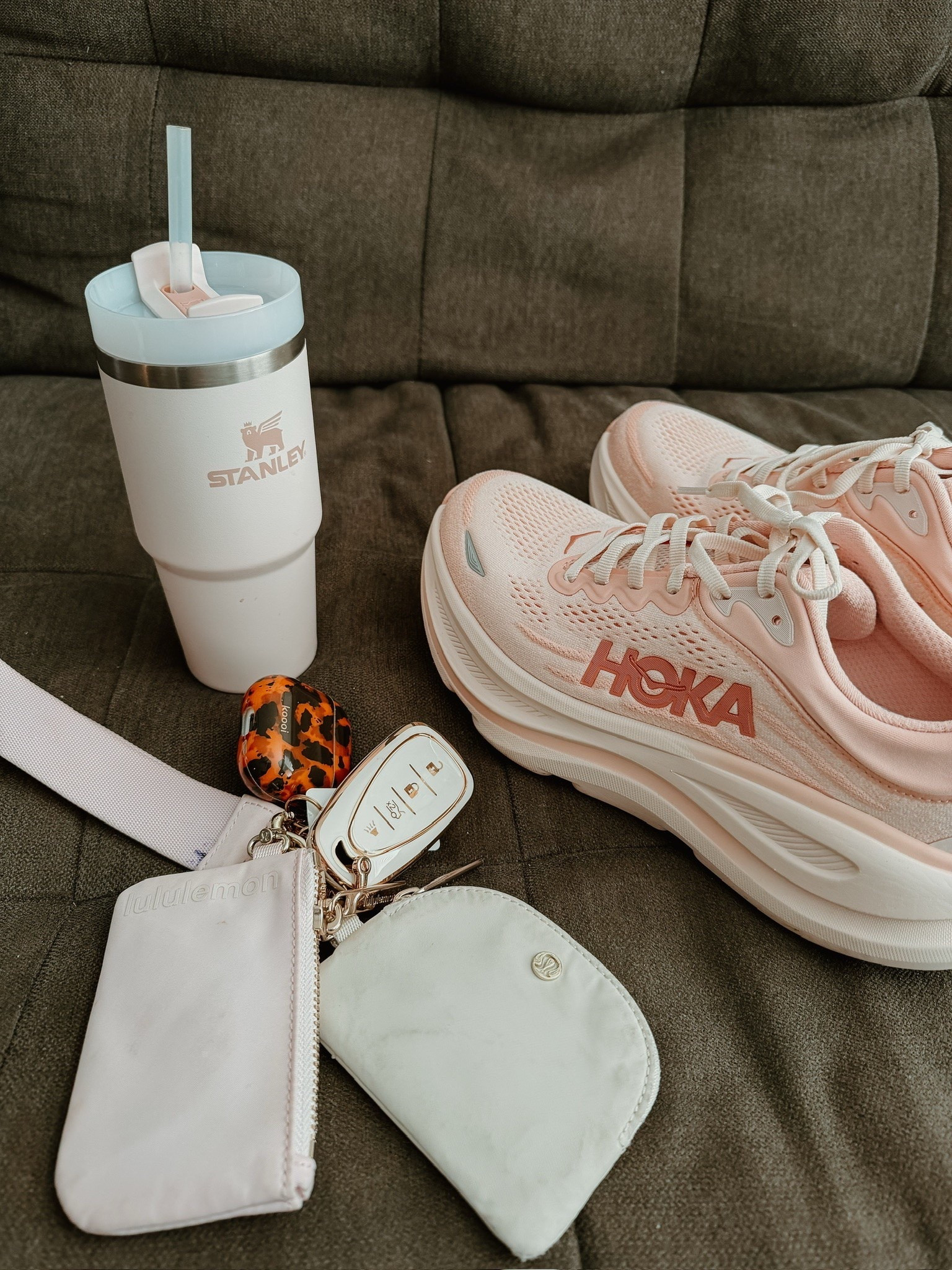 My everyday on the go must haves! I love these for running errands, working out, or days on the go. These shoes are so comfortable and this Stanley is so pretty! 
 
Mom approved shoes light pink finds key chains everyday must haves little Stanley running errands Hokas comfortable affordable shoes mom approved items travel products SavannahK 

#LTKfitnessgoals #LTKActive #LTKdayinmylife