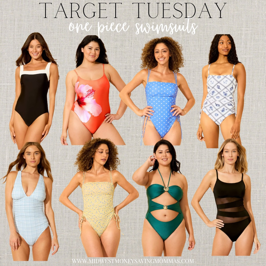 One piece swimsuits 

Target Tuesday 

Spring break vacation outfit  beach outfit  swimwear  swimsuits 

#LTKgrwm #LTKSwim #LTKmomlife