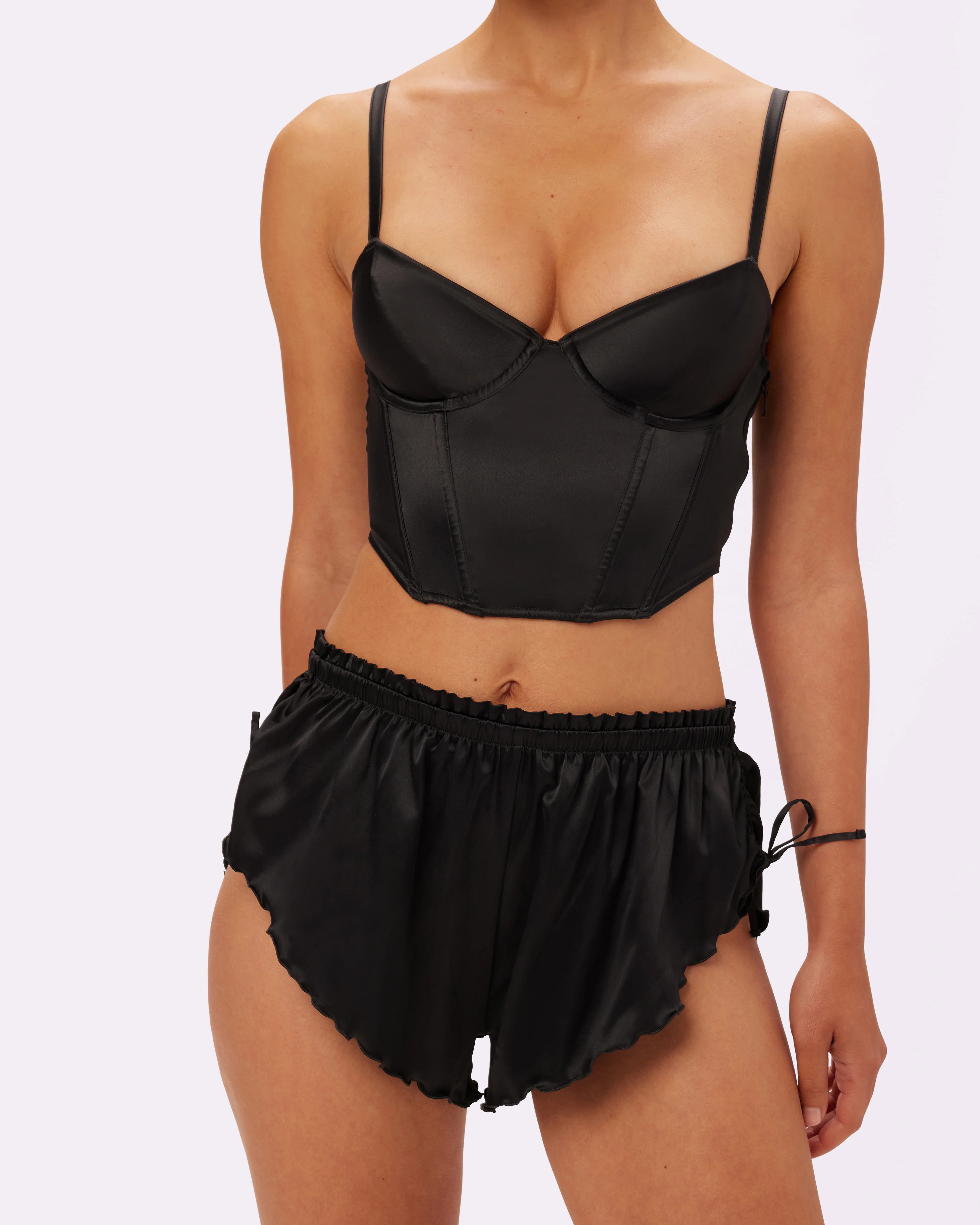 Radiant Glow Flutter Shorts | Glow Satin (Eightball) | Parade