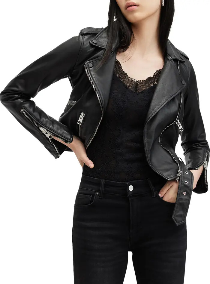 Balfern Leather Biker Jacket | Nordstrom
