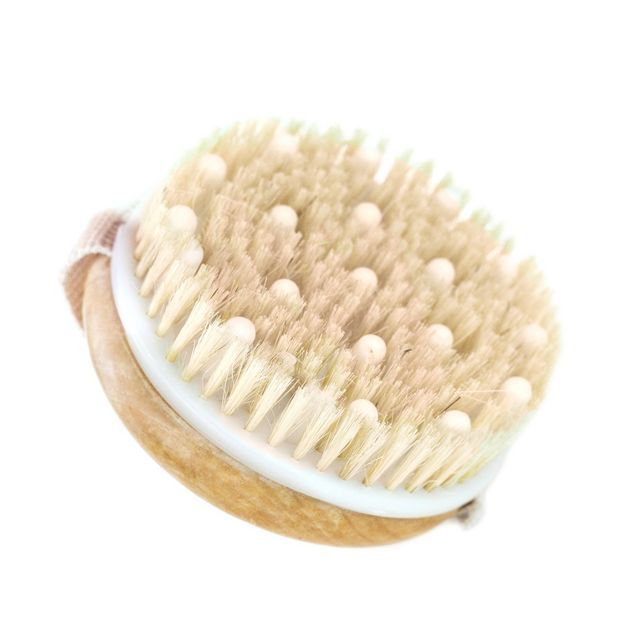 Beauty by Earth Dry Round Brush With Cellulite Massager | Target