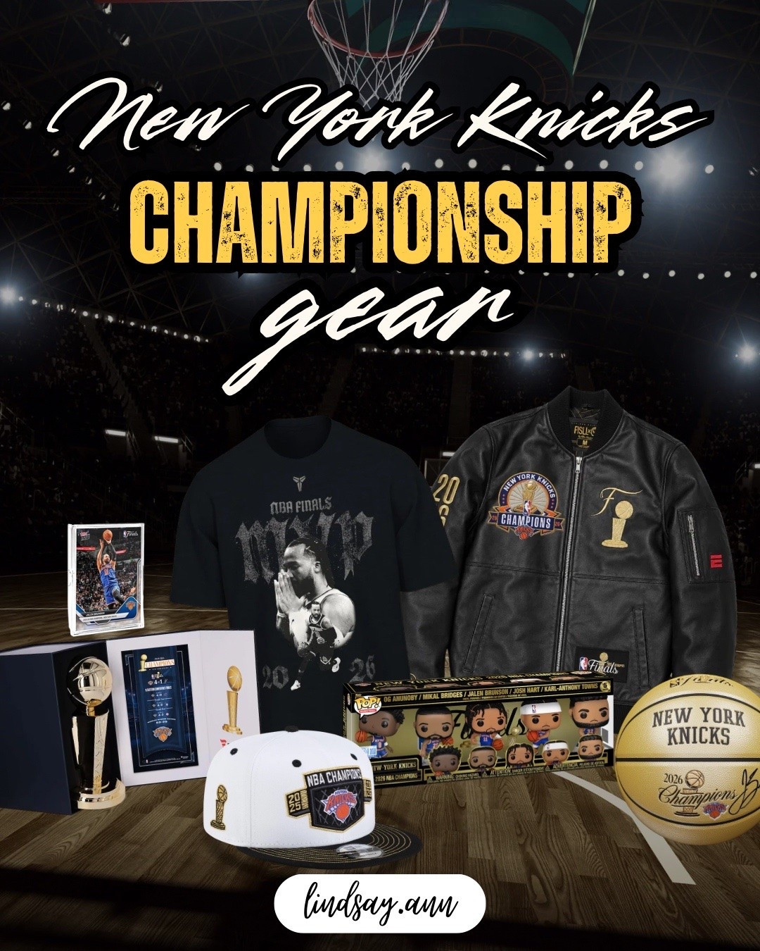 🏆 The wait is over… Knicks fans, championship gear is HERE! Shop my favorites below 🧡💙⬇️