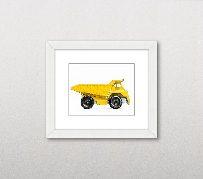 Leslee Mitchell Dump Truck Wall Art | Pottery Barn Kids