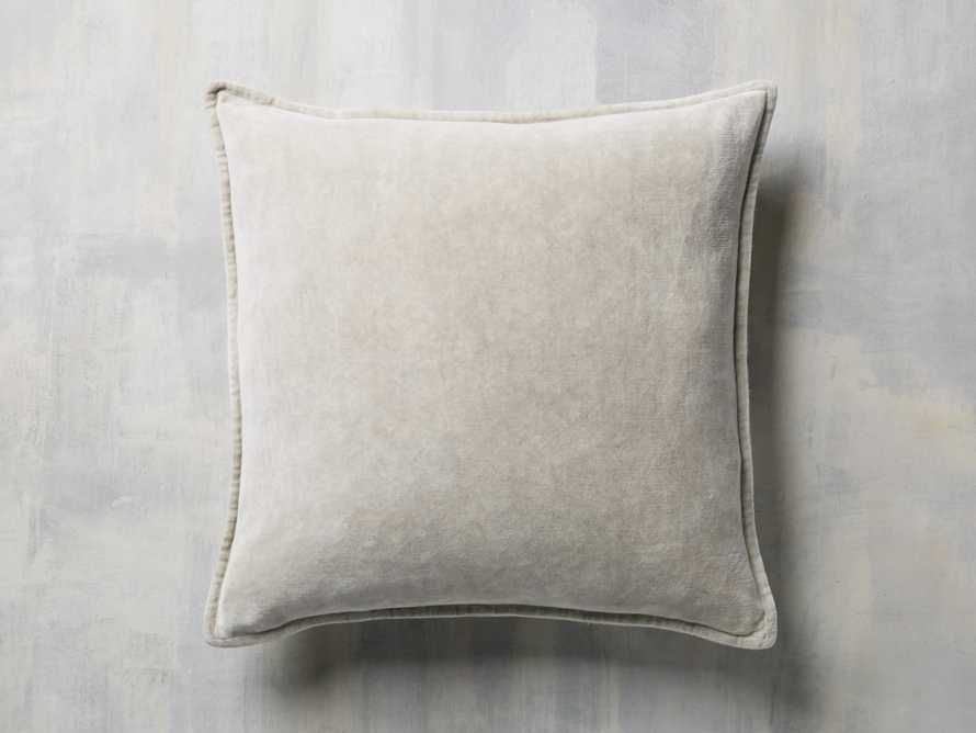 Stone Washed Velvet Pillow | Arhaus