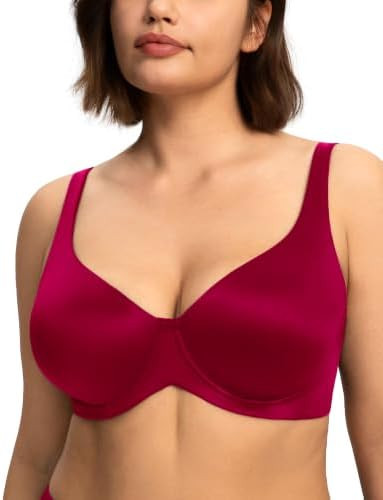 HSIA Minimizer Bras for Women Plus Size Unlined Tshirt Bra for Large Breast | CoolComfort in Summ... | Amazon (US)