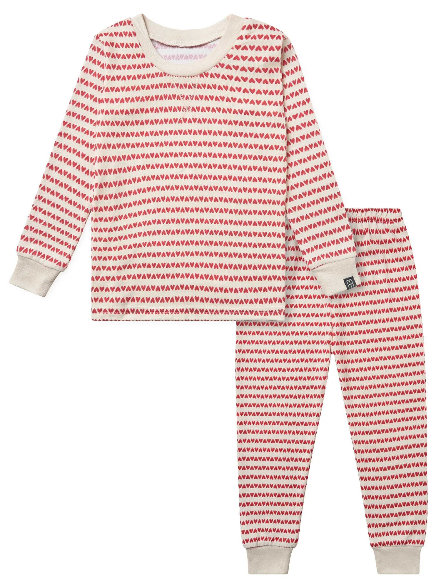 Modern Moments by Gerber Toddler Neutral Valentine´s Day Super Soft Pajama Set, 2-Piece, Sizes 1... | Walmart (US)