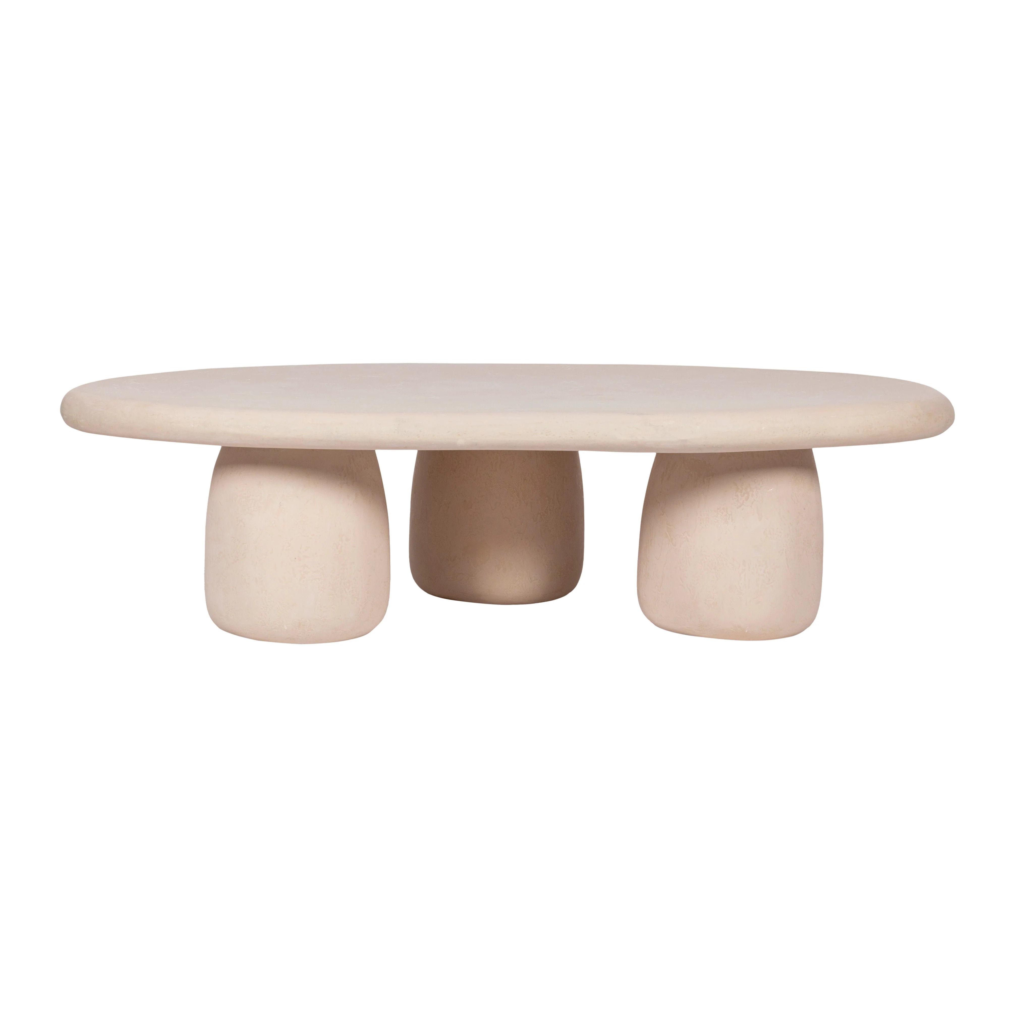 Rahul 59" Cream Coffee Table | TOV Furniture
