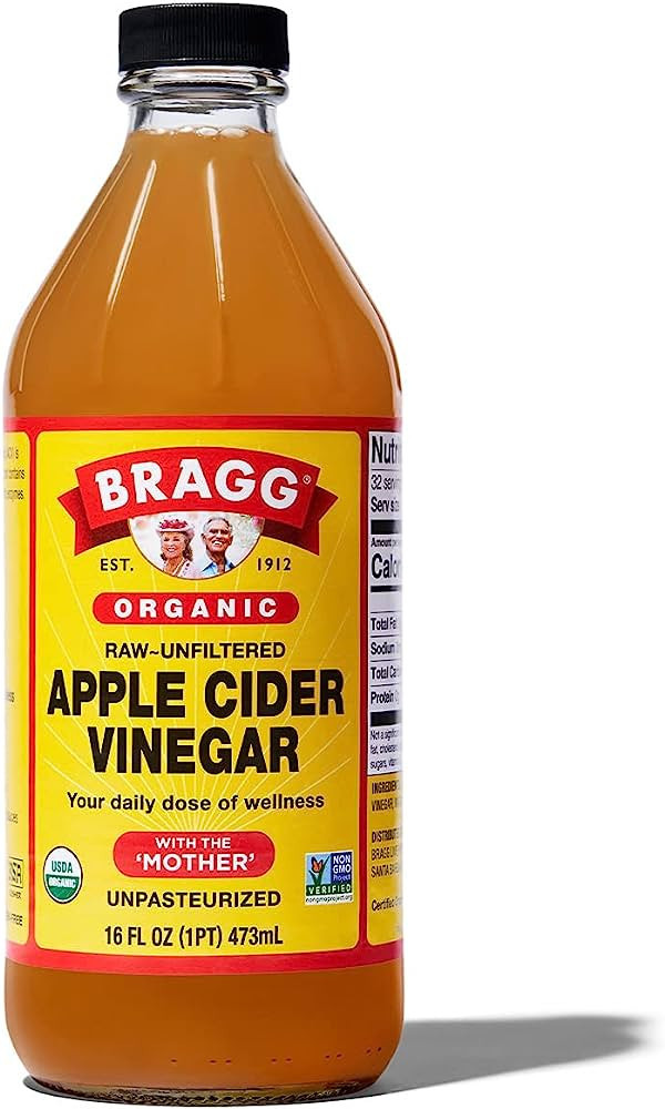 Bragg Organic Raw Apple Cider Vinegar, 16 Fl Oz (Pack of 1) | Amazon (US)