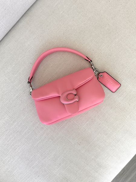 I’m excited to carry my new Coach Pillow Tabby shoulder bag! I’ve had my eye on this bag and finally snagged it in the flower pink color with silver hardware! It’s perfect for spring! @coach #CoachNY #inmytabby #ad

#LTKitbag #LTKSeasonal #LTKFind