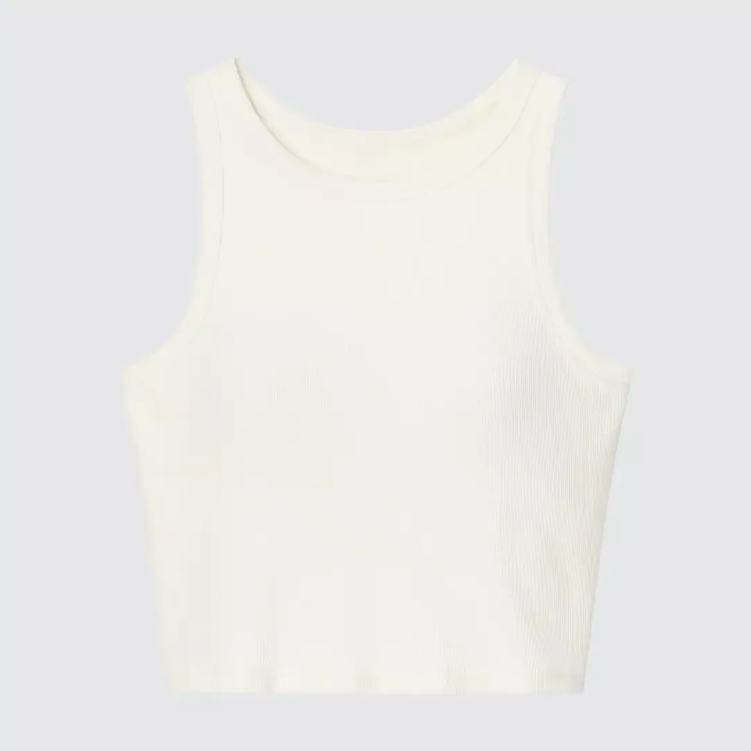 Ribbed Cropped Sleeveless Bra Top curated on LTK