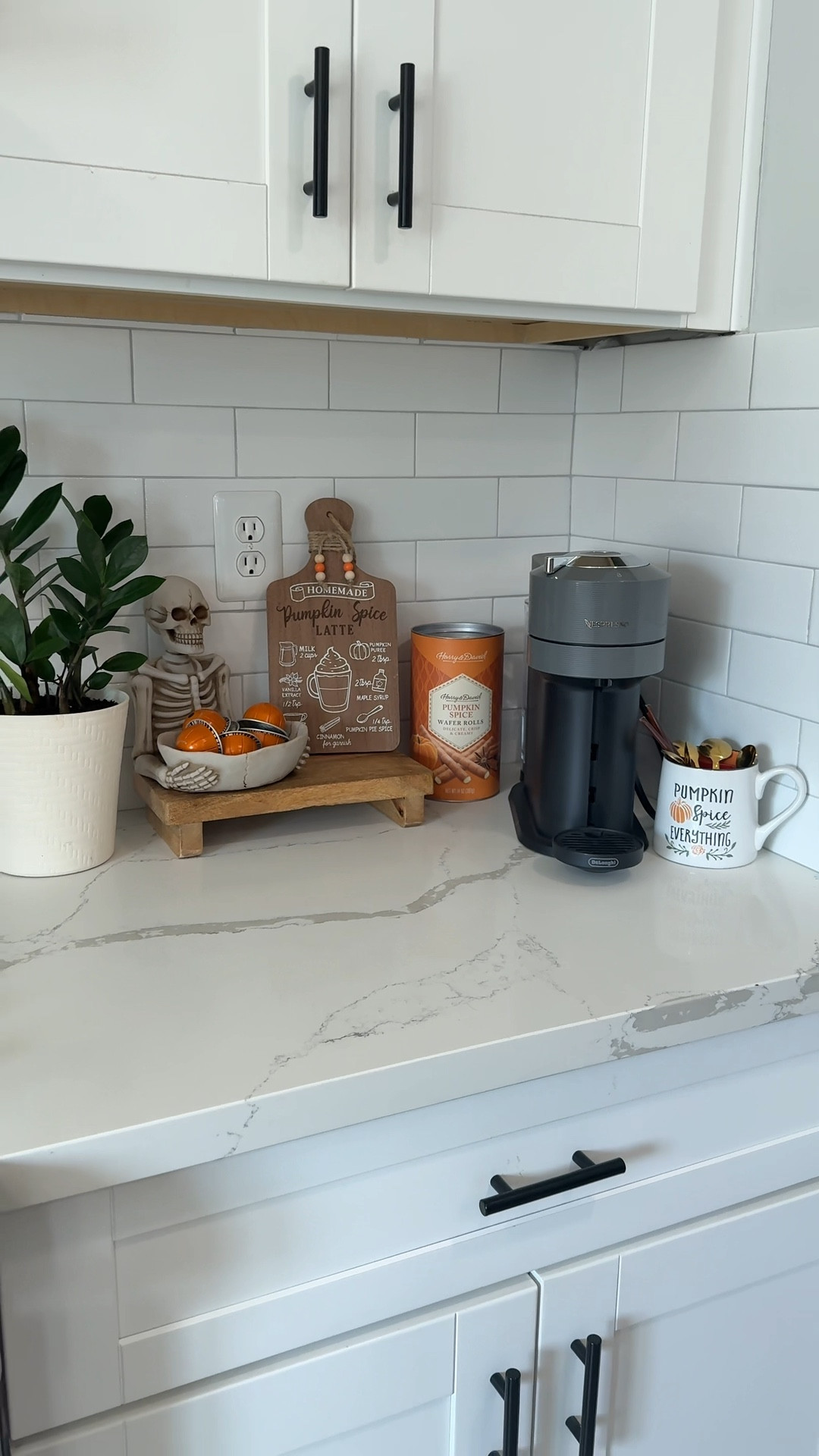 A seasonal coffee station is such a vibe. My favorite is my full set up with pumpkins and Halloween decor.🍂💀🎃🧡

Coffee station, Halloween decor, hobby lobby, Amazon, nespresso

#LTKSeasonal #LTKHome #LTKHalloween