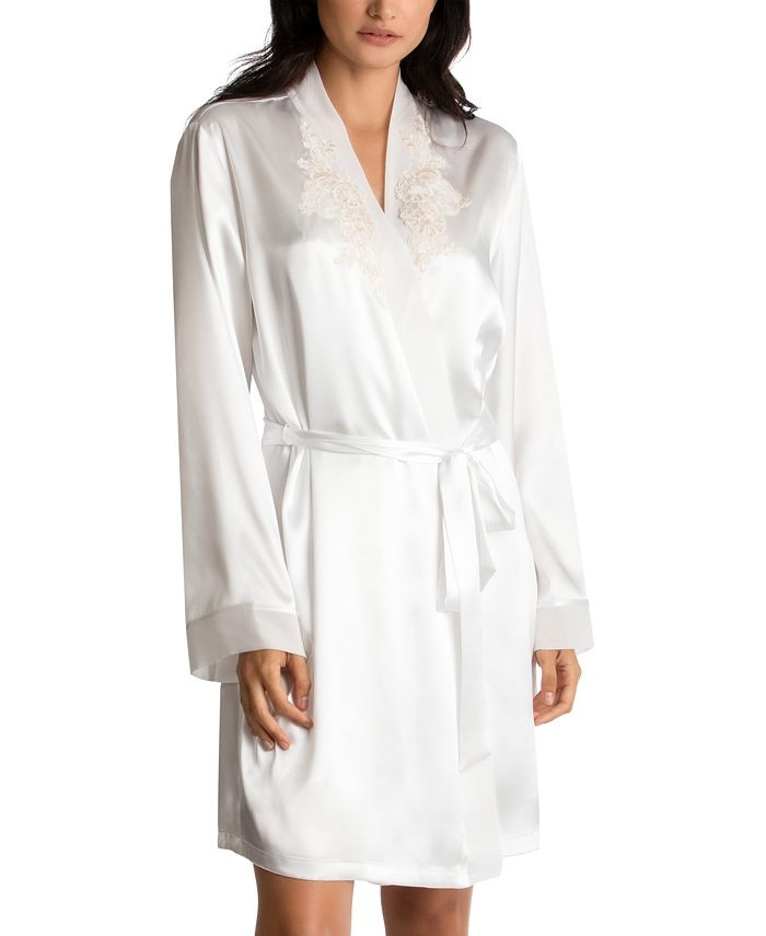 Sonya Embellished Satin Bridal Wrap Robe | Macys (US)