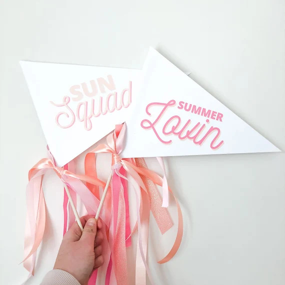 Summer Lovin Pennant Flag | Etsy (US)