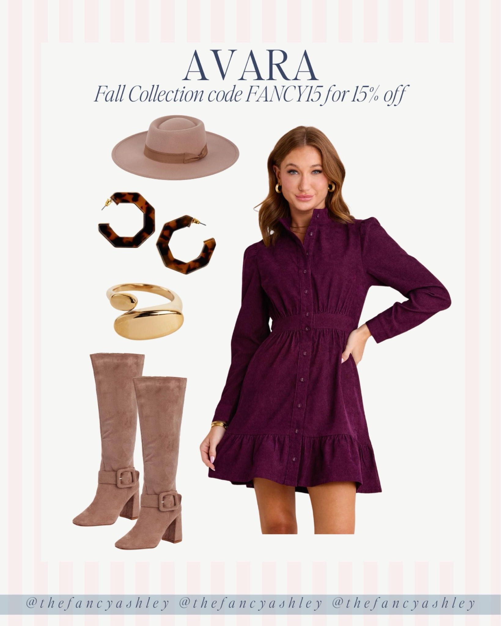 Fall outfit idea- burgundy dress paired with faux suede boots and gold accessories. Use code FANCY15 for 15% off!



#LTKFindsUnder100 #LTKStyleTip #LTKSeasonal