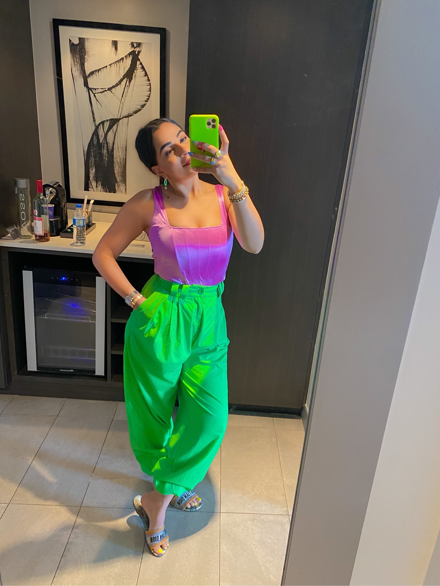 Beyond obsessed w// This Top on these Flowy pants- Perfect for dressing up w// Heels or dressing down on sneaks!
•
Shop this look && Follow me on Instagram at @nardinemarie for more Colorful Style finds! 

#LTKU #LTKstyletip #LTKfit