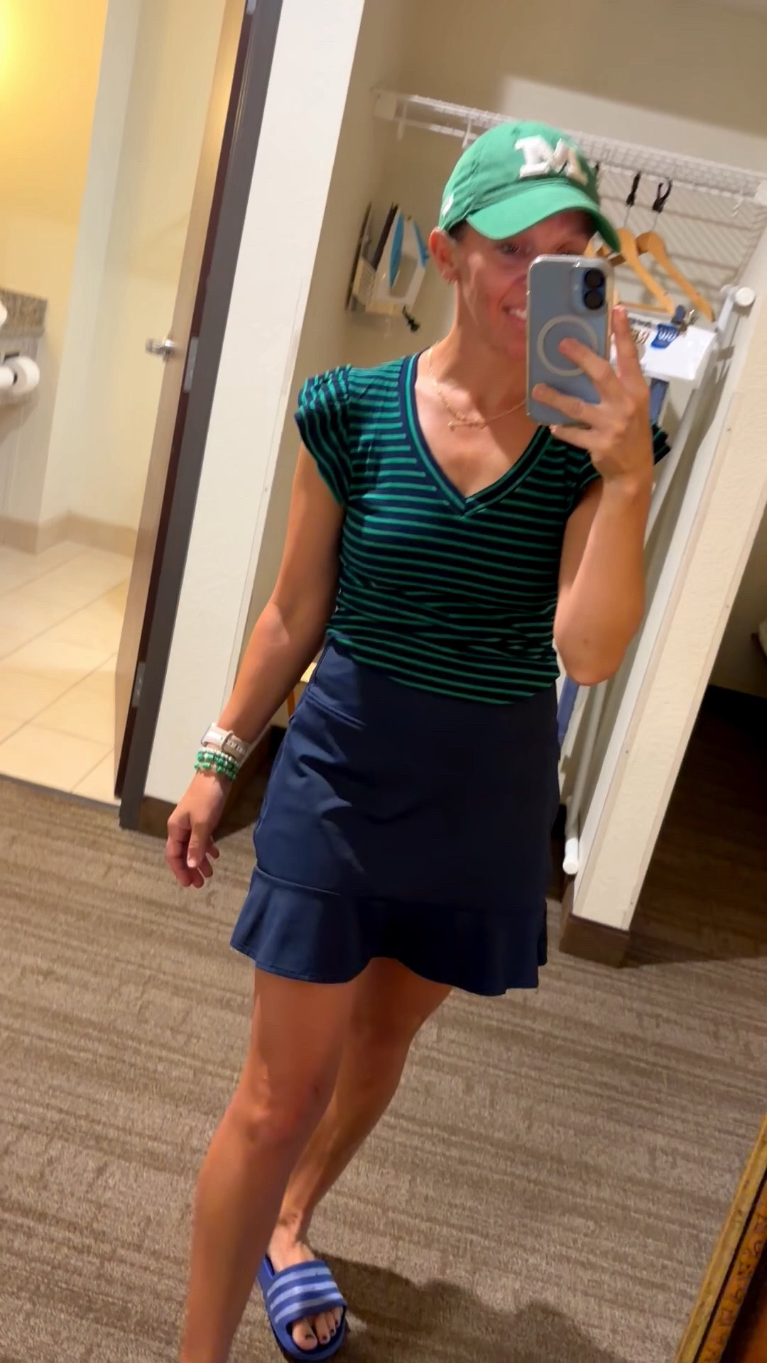 I wore this for a fun family golf outing. I’m loving this top and the price is awesome! The top isn’t the “typical” athleisure for sport, but I love that I can wear it with jeans too. 



#LTKvlog #LTKActive #LTKU #LTKOver40 #athleisure #golfskirt #pickleball #stripedtop #fluttersleeve #golfoutfit #amazon #under20 @Quince  #necklacestack #huggieearrings
#LTKstorytime
