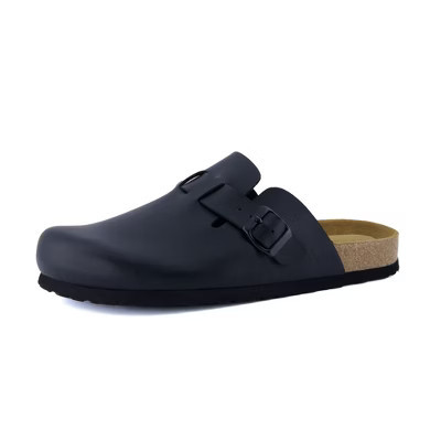 CUSHIONAIRE Haze Mens Clogs | Comfortable Slip-On Clogs for Men with Arch Support and Cork Suede Footbed BLACK 12 | Target