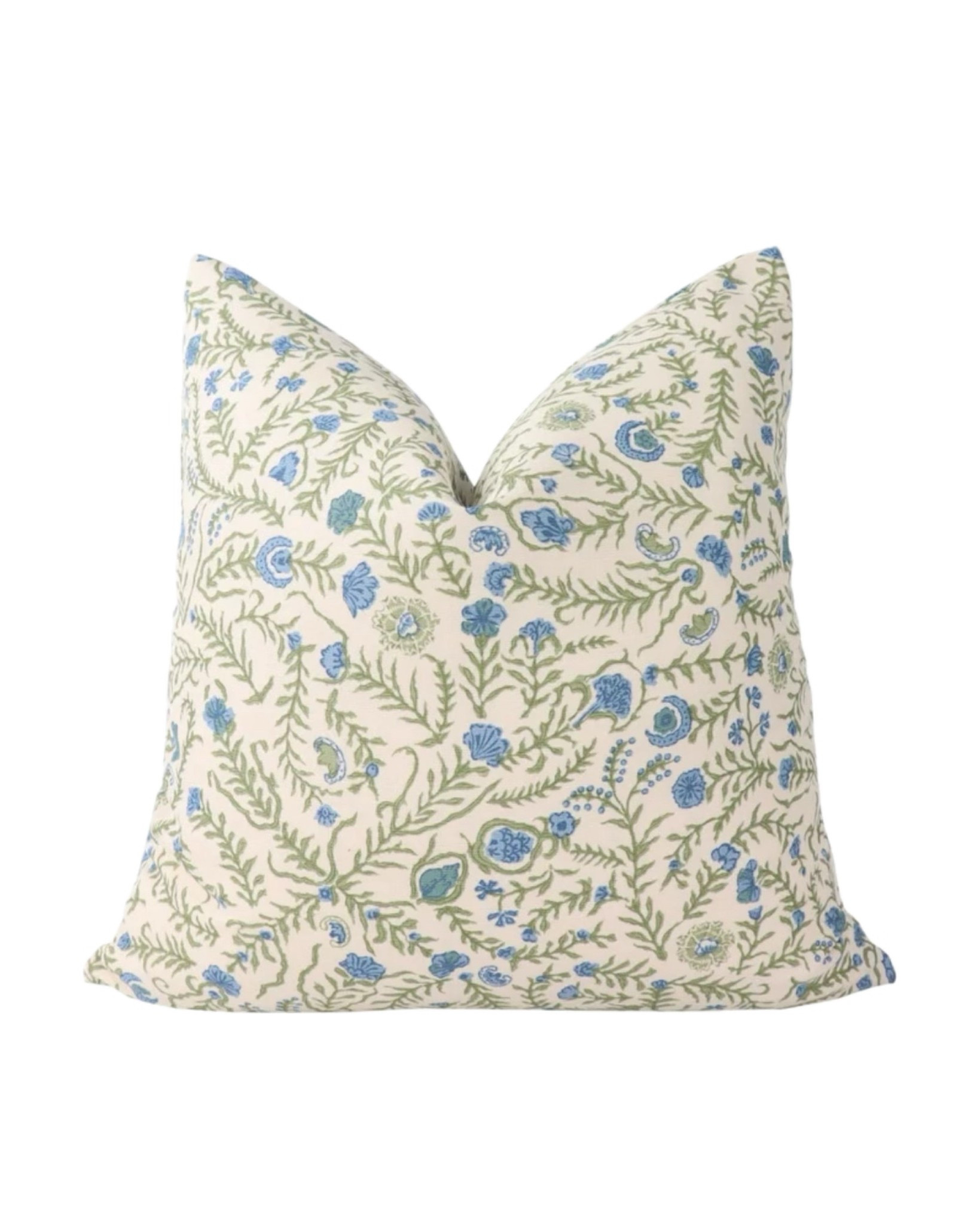 Blue + green forever 💙💚 Adore this vine and floral print 

pillow decor home accessories traditional botanical decorative 

#LTKHome #LTKStyleTip