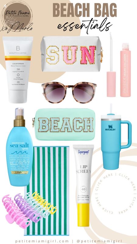 Beach Day Essentials 

#LTKSeasonal #LTKstyletip #LTKswim
