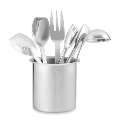 All-Clad Cook Serve Stainless-Steel Tools, Set of 6 | Williams-Sonoma