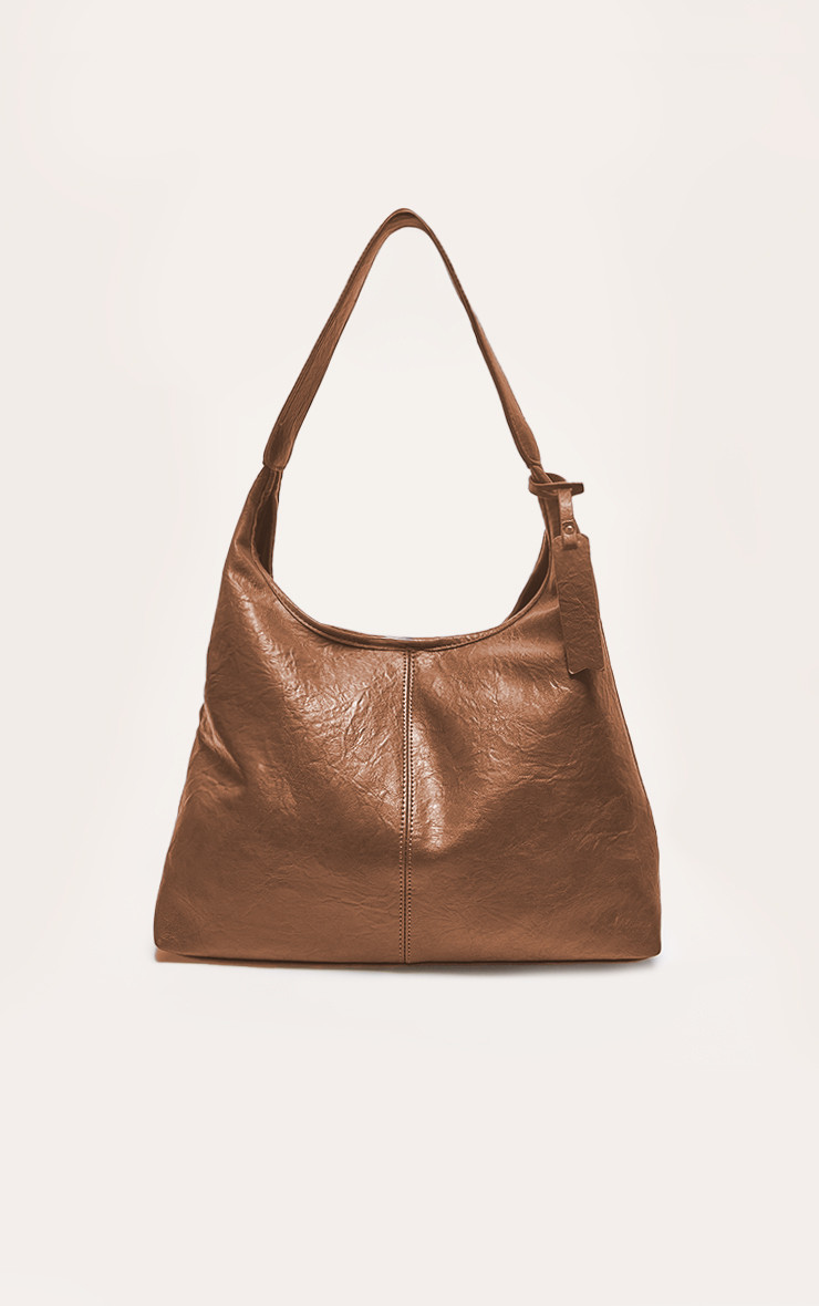 Tan Faux Suede Tote Bag | PrettyLittleThing US