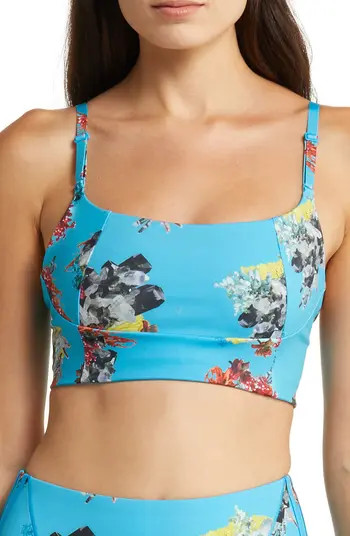 Print Low Impact Sports Bra | Nordstrom