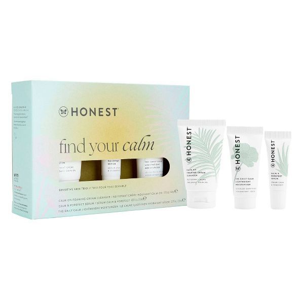 Honest Beauty Find Your Calm Sensitive Skin Trio Gift Set - 3pc | Target