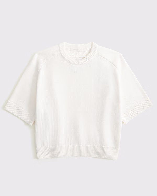 The A&F Madeline Crew Sweater Tee | Abercrombie & Fitch (US)