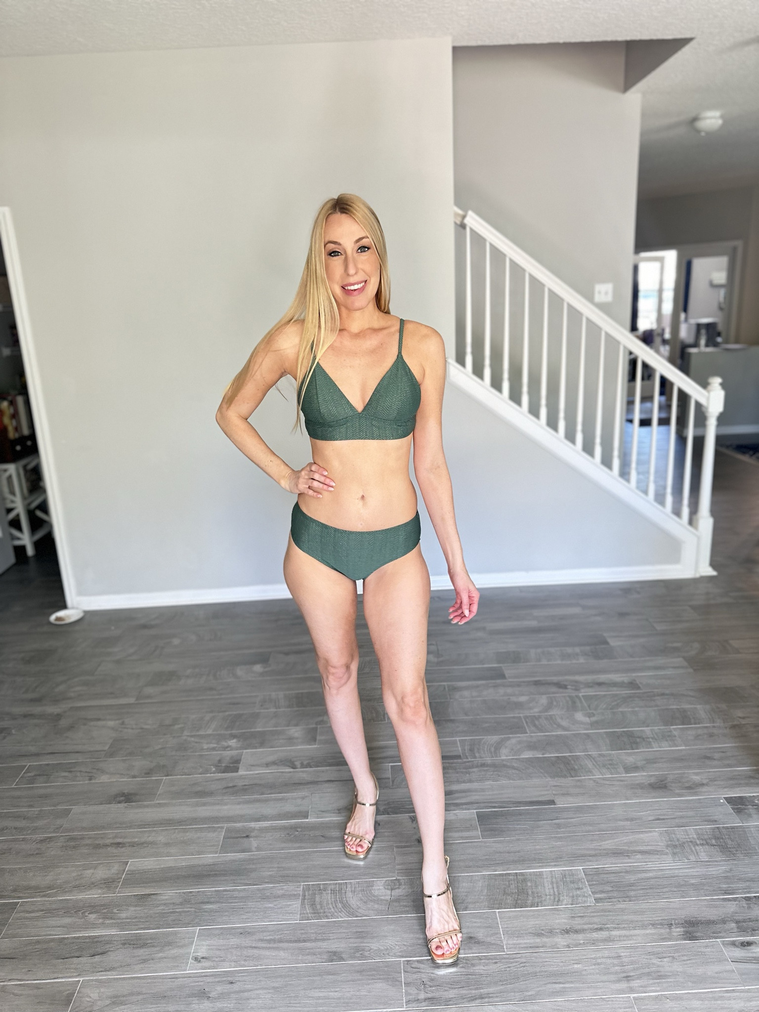 Such a cute bikini set 
👙mid rise for the bottoms 
👙flattering fit for the top 
👙 wearing size small

#LTKtravel #LTKswim #LTKfindsunder50