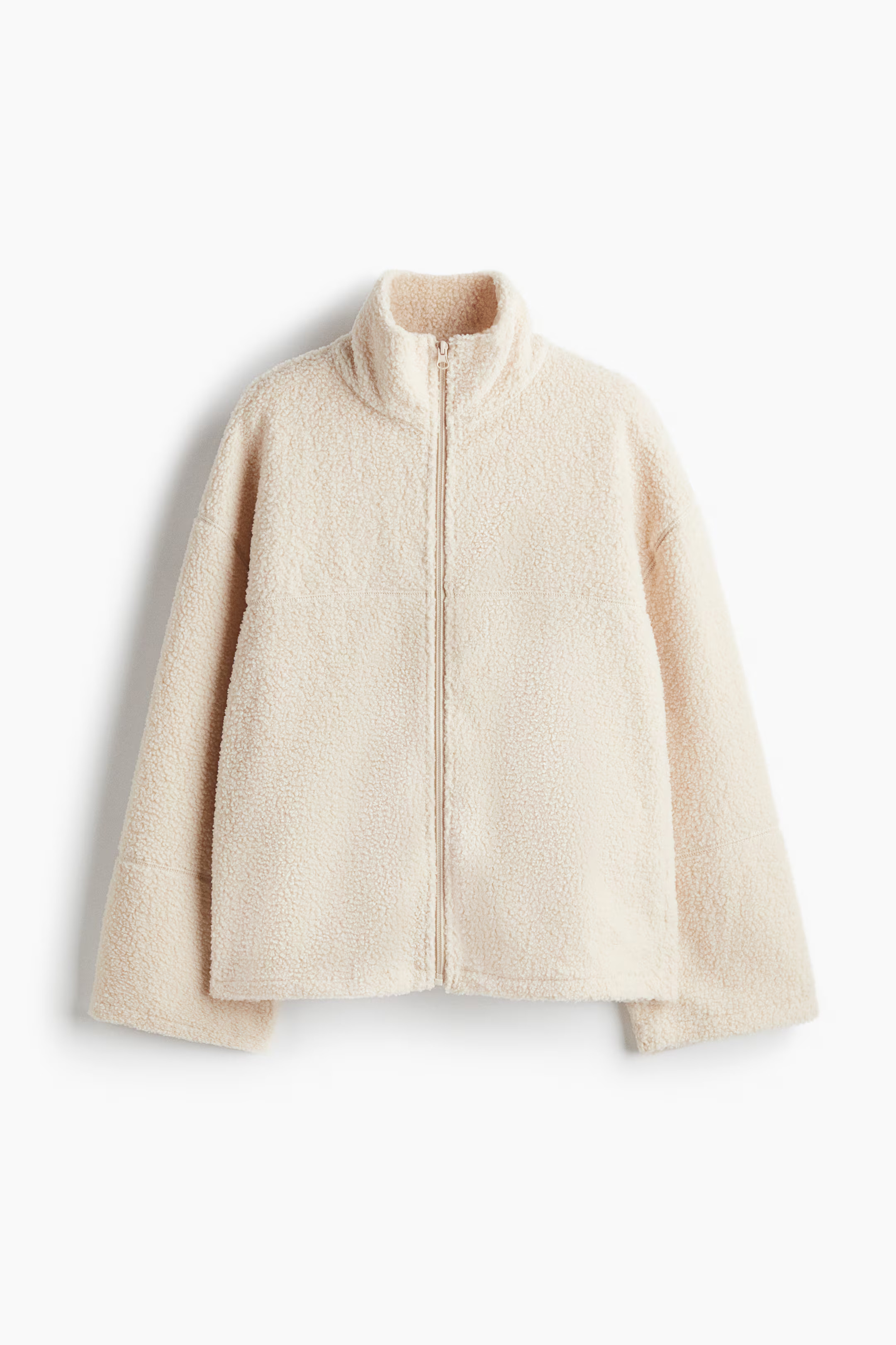 Half-Zip Teddy Fleece Jacket | H&M (US + CA)