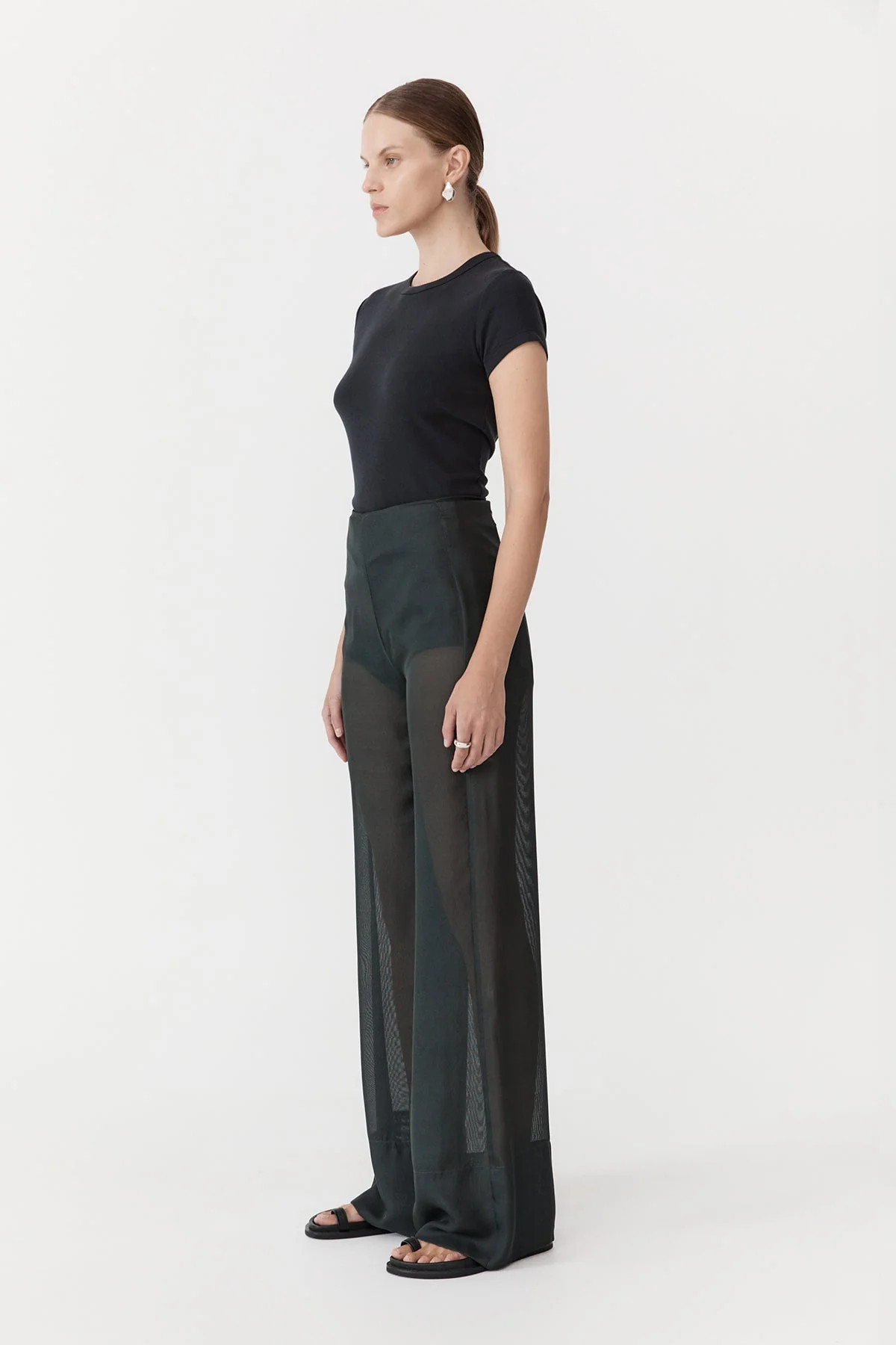 Organic Cotton Baby Tee - Black | St. Agni
