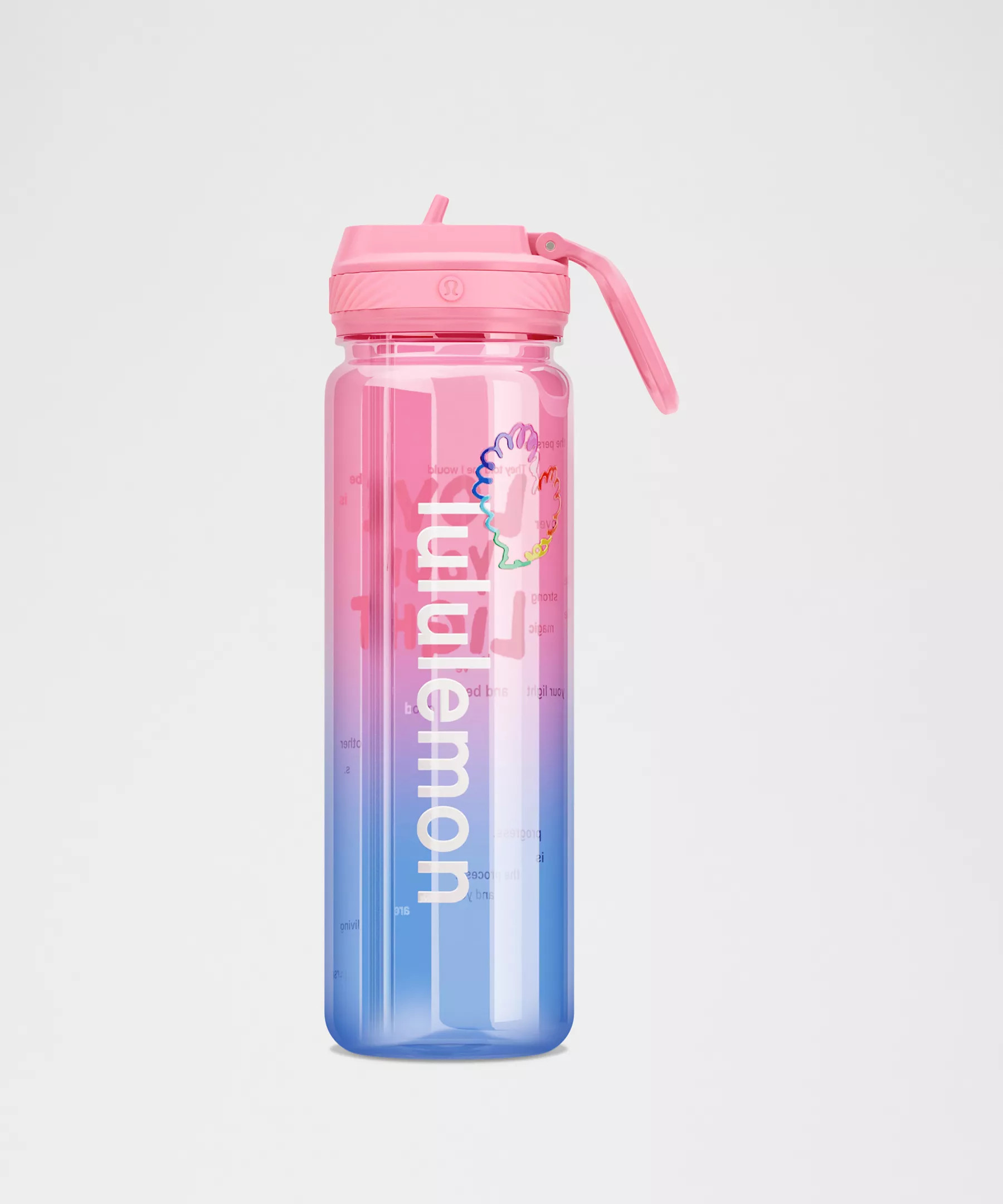 Back to Life Clear Bottle 24oz Straw Lid | Lululemon (US)