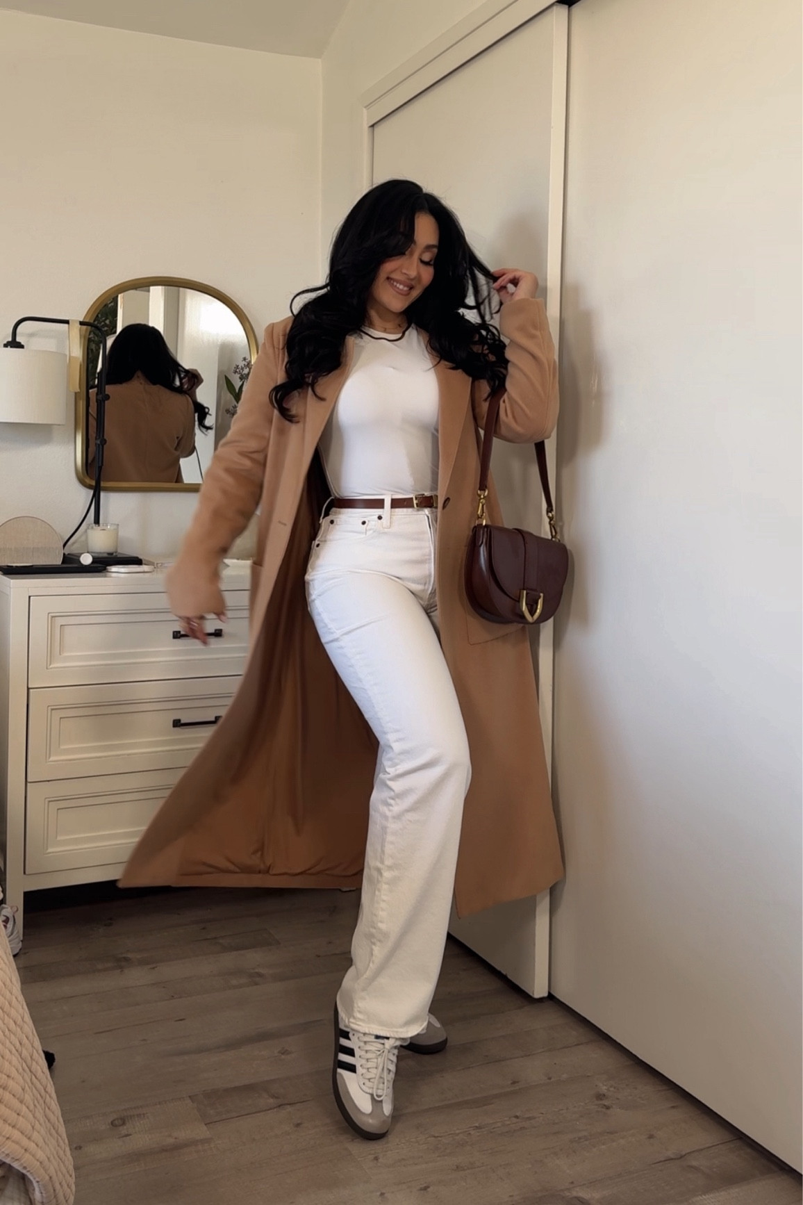 My top and jeans are on sale!! Wearing size medium for top and coat and size 6/28 for the jeans 

#LTKstyletip #LTKsalealert #LTKfindsunder100