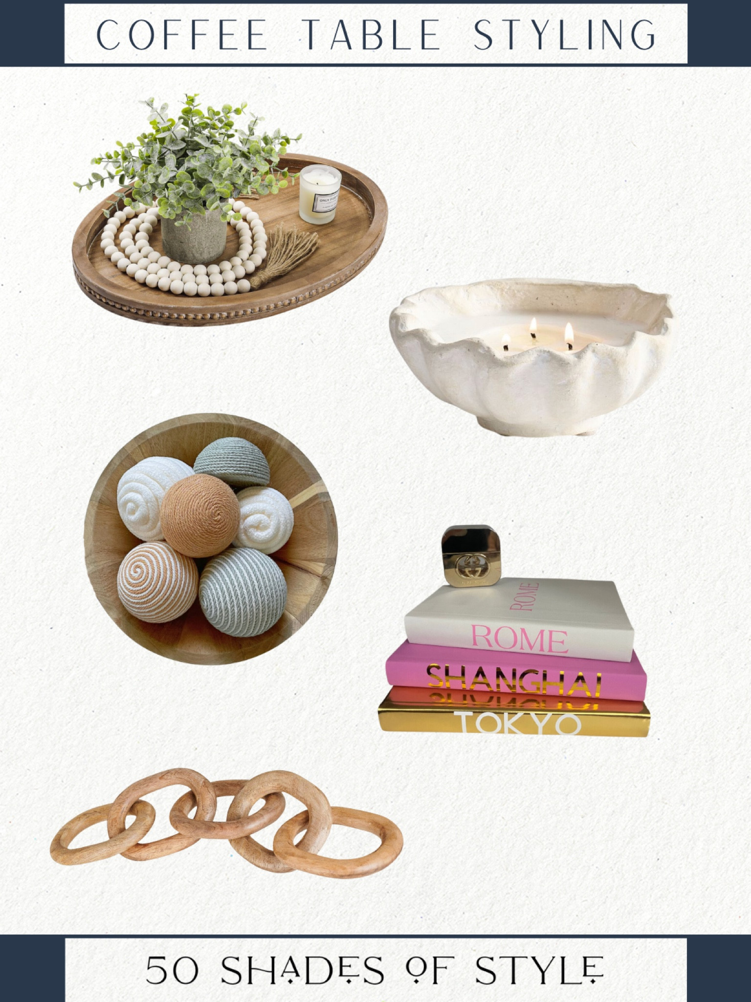 Sharing these great accessories for a coffee table update. 

Home accessories, Home decor, coffee table accessories, Amazon home decor

#LTKHome #LTKOver40 #LTKFindsUnder50