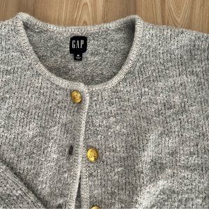 GAP Boucle Cropped Sweater Jacket | Poshmark