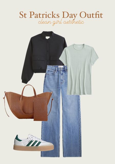 spring outfits, spring outfits 2024, spring outfits amazon, spring fashion, february outfit, casual spring outfits, spring outfit ideas, cute spring outfits, cute casual outfit, date night outfit, date night outfits, belt bag, cream bag, shoulder bag, vacation outfit, resort outfit, spring outfit, resort wear, polene bag, brown tote bag, tote bag amazon, abercrombie jacket, cropped jacket, white jacket, spring jacket, bomber jacket, cream sneakers, white sneakers, adidas sneakers, adidas gazelle sneakers, clean girl aesthetic, st patricks day outfitt