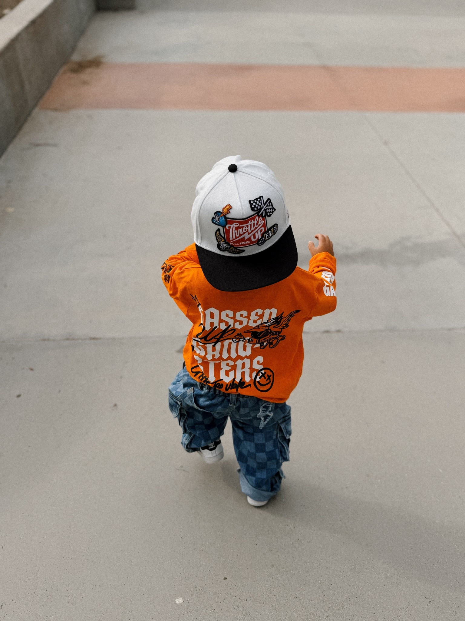 One of my fav outfits. Absolutely obsessed with the colors. Hendrix is 17 months wearing 18/24 months and the youth hat (his brothers) just tightened. 

Message me if you have any questions IG @mirandanicolejackson_ 

#LTKootd #LTKKids #LTKBaby