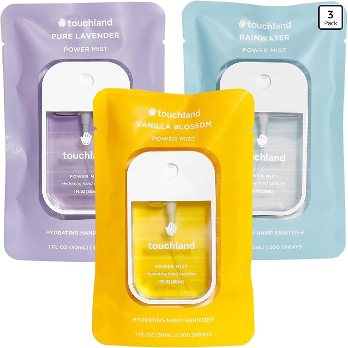 Touchland Hand Sanitizer Spray, Blossom Trio - 3 x 1 FL OZ | Amazon (US)