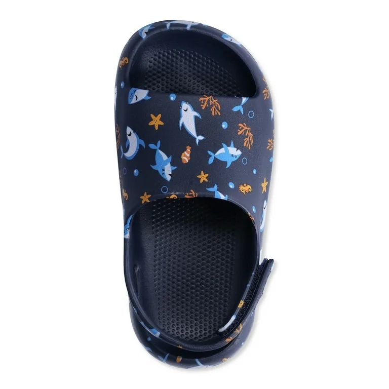 Wonder Nation Toddler Boys Shark Pillow Slides, Sizes 5/6-11/12 - Walmart.com | Walmart (US)