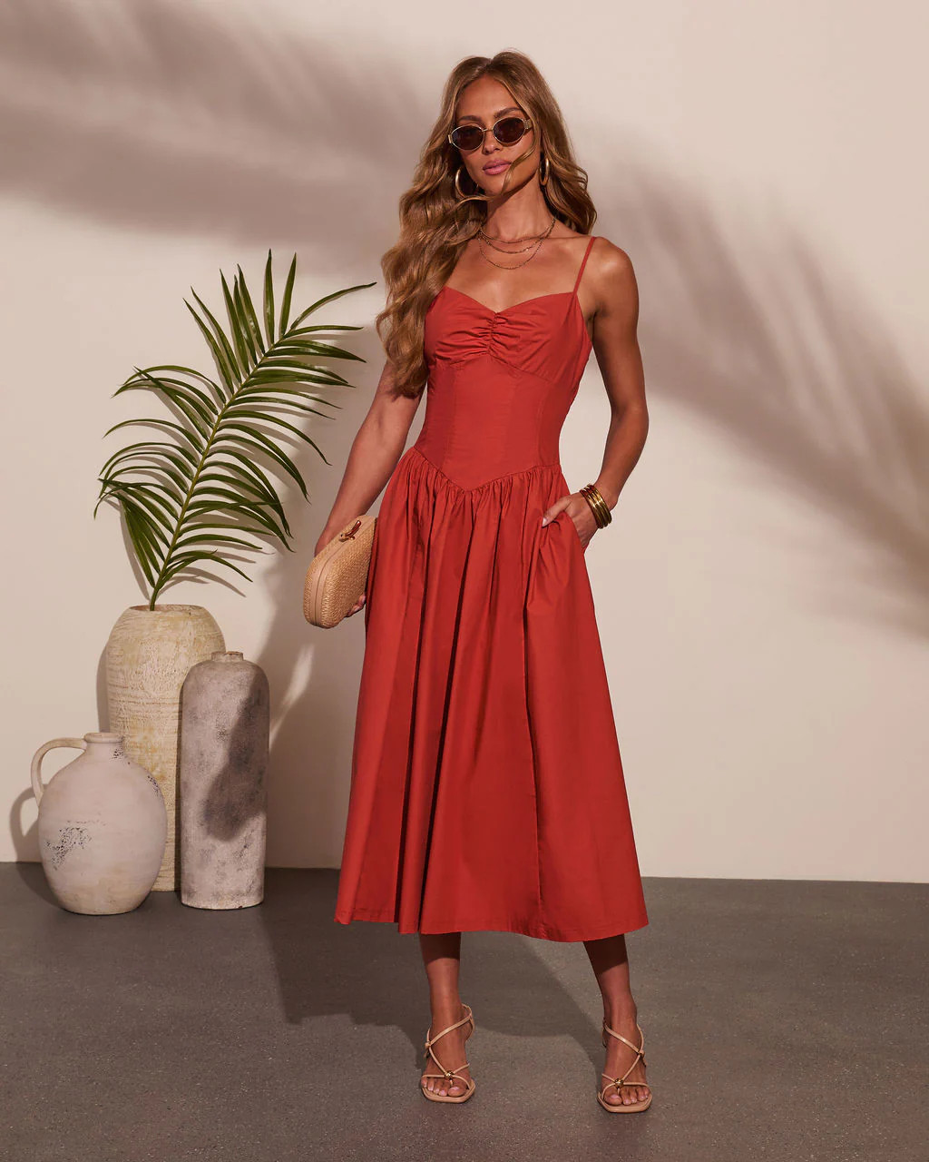Sunroom Society Cotton Midi Dress | VICI
