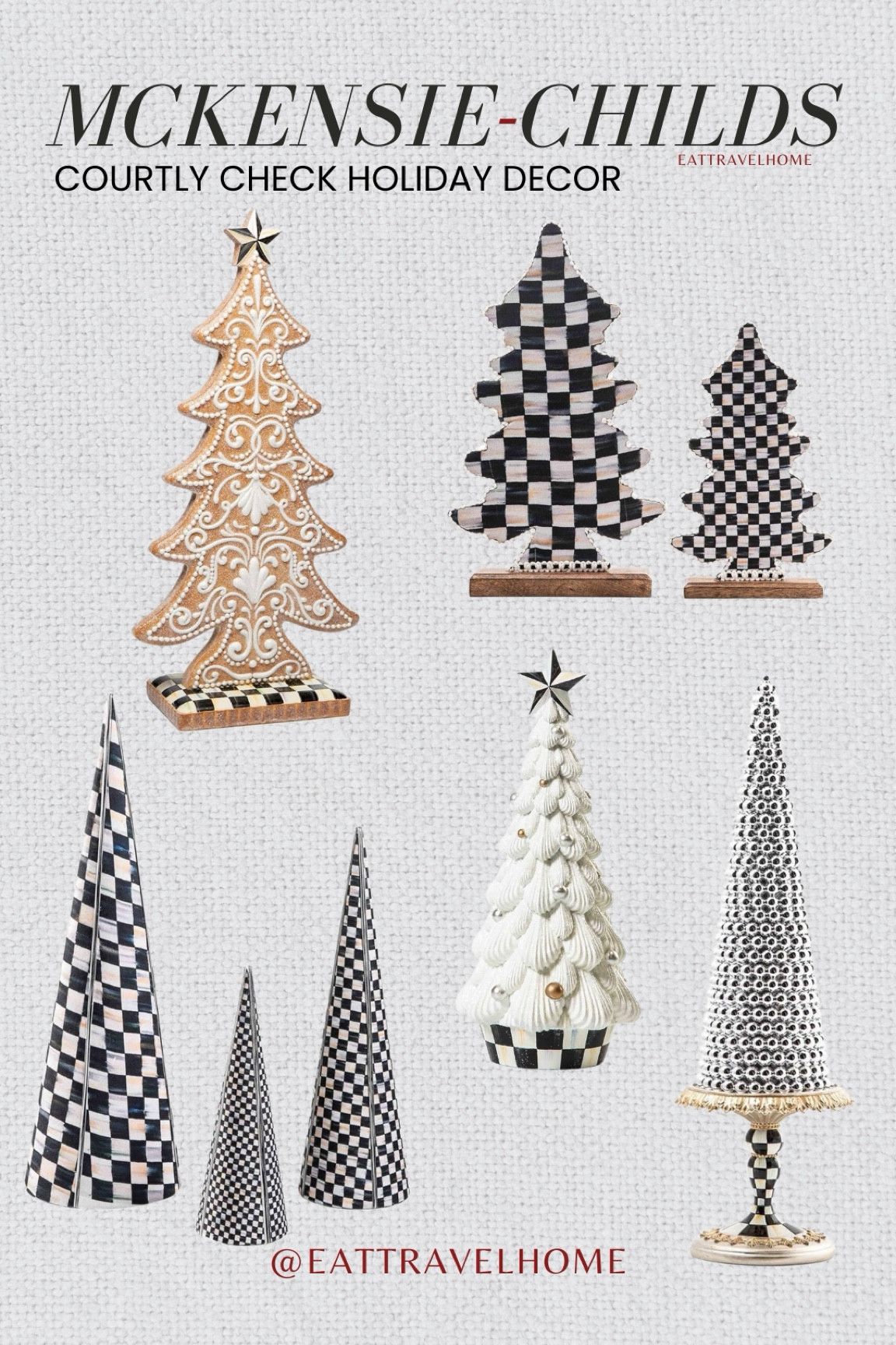 MACKENZIE-CHILDS

Courtly Check Forest Tabletop Christmas Trees, Tabletop Christmas Decorations Ornaments reindeer cones 

#LTKSeasonal #LTKHoliday #LTKHome