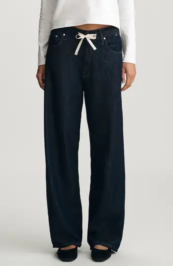 Mavi Jeans Nella Drawstring High Waist Jeans | Nordstrom | Nordstrom
